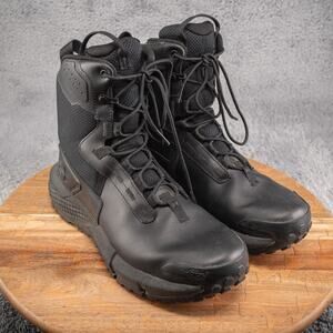 Under Armour Men's Charged Valsetz Zip Tactical Boot Size 7.5 *Needs Insoles*